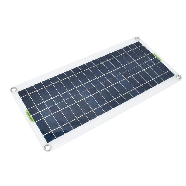 Cargador solar con 4 paneles solares 20W Energía solar flexible portátil