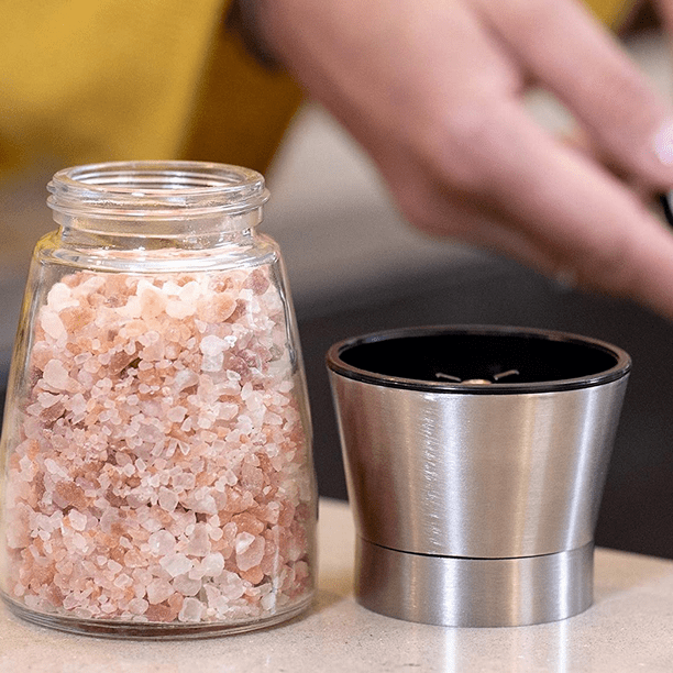 molinillo electrico de sal y pimienta saleros pimenteros para cocina  recargable