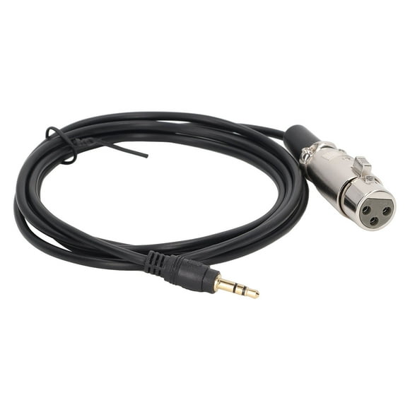 stereo adapter cable low distortion environmentally friendly rubber sheath reduce signal loss 35mm trs male to xlr female cable for dvd players anggrek af2291