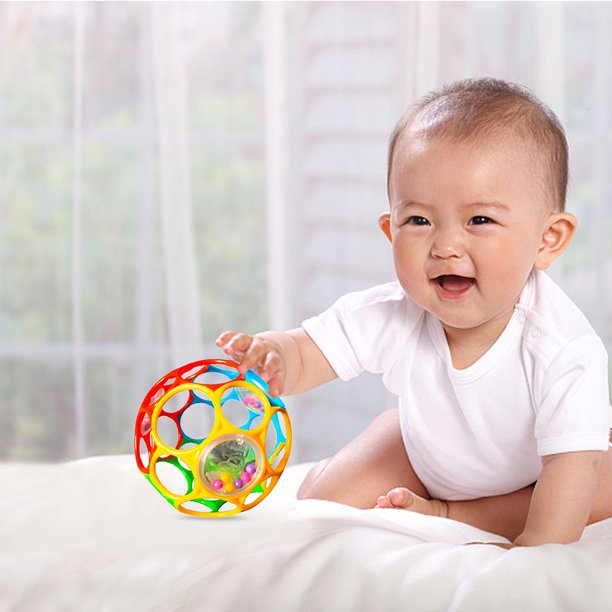 Sonajero giratorio para bebés de 0 a 12 meses, Bola de agarre