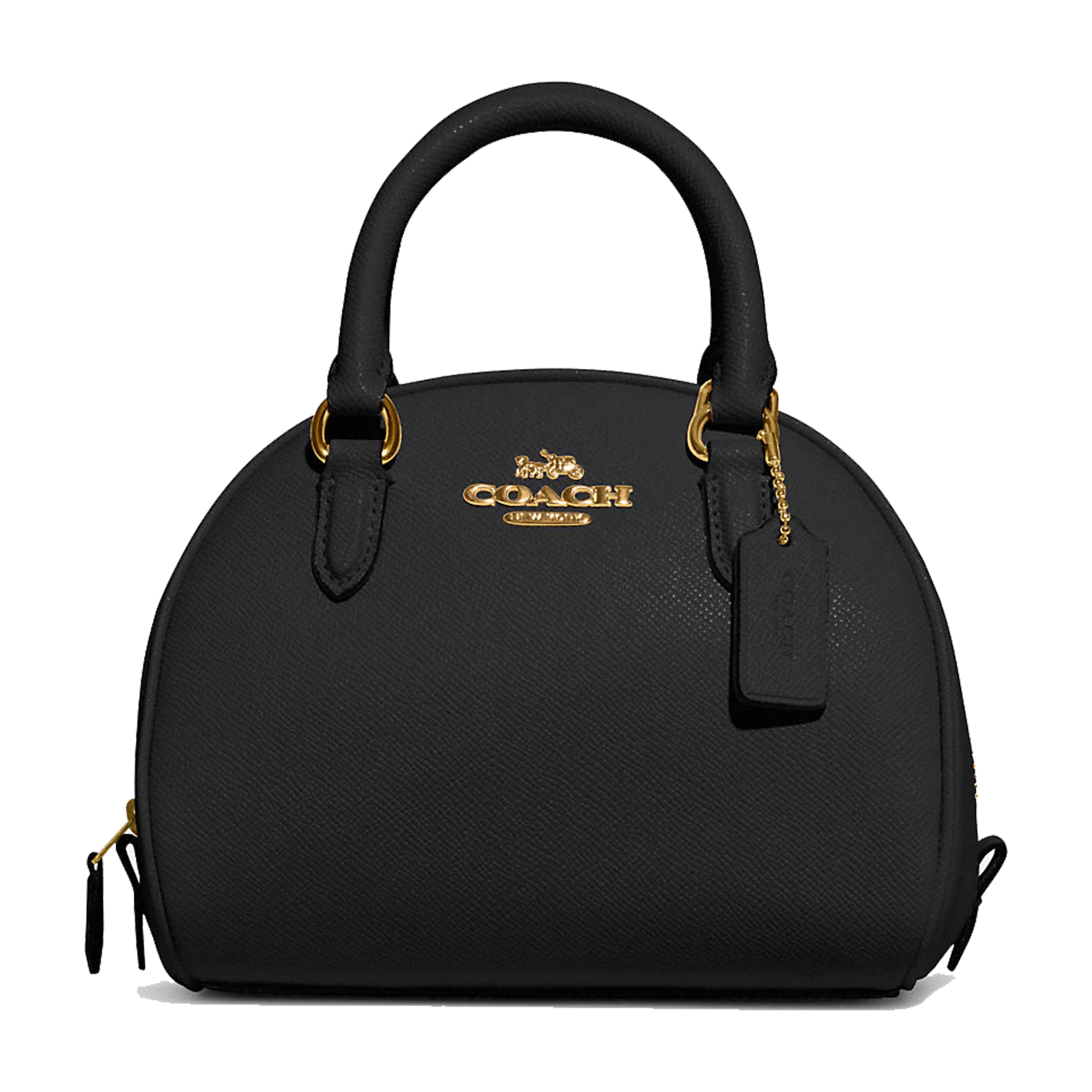 BOLSA COACH SYDNEY SATCHEL LEATHER BLACK Walmart en linea