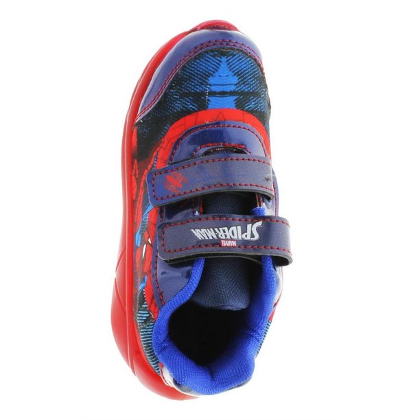 Tenis Niño Spider Man Velcro Marvel Superhéroes Cómdos azul 16.5 Marvel  95704