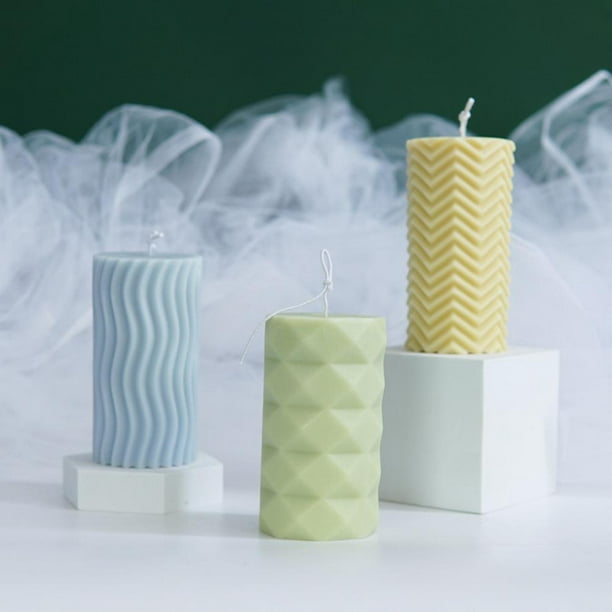  Moldes de vela para hacer velas, moldes de silicona para velas, moldes  de velas, moldes de velas fáciles de usar para velas : Arte y Manualidades