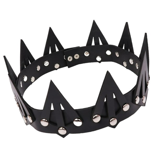 Coronas de rey negro para adultos, coronas de rey de cumpleaños, disfraz de  regreso a casa, coronas de metal tamaño grande