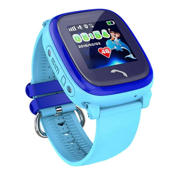 Reloj inteligente con teléfono GPS niños IP67 Rastreador de ubicación de llamadas prueba de agua Pulsera con reloj de pulsera antipérdida para niños, Inevent DZ4838-01B | Walmart en línea