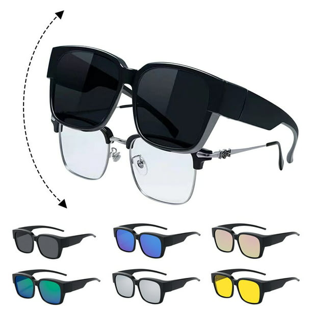 Gafas de sol graduadas para hombre, lentes de sol polarizadas con