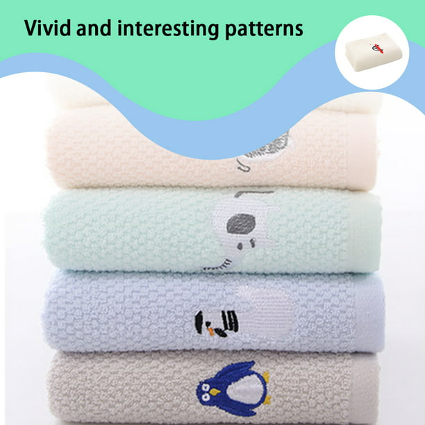 3 toallas pequeñas absorbentes gruesas para lavarse la cara, toallas de  dibujos animados de encaje p Vhermosa BST3049389-1