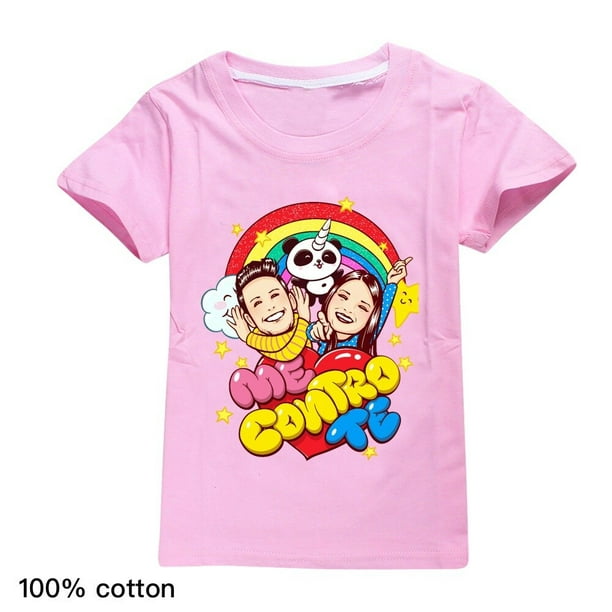 Camisetas de manga corta, ropa de verano para niños, camiseta de dibujos  animados para niños, Top de manga corta, ropa de algodón para niñas,  atuendo para niños de 2 a 12 años