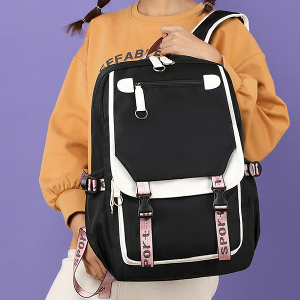 La moda de diseño de Corea del lienzo de ocio portátil mochila de viaje  Color Hit Bolso Mochila escolar casual con bolsillo - China Mochila Mochila  Bolsa y Bolsa de hombro precio