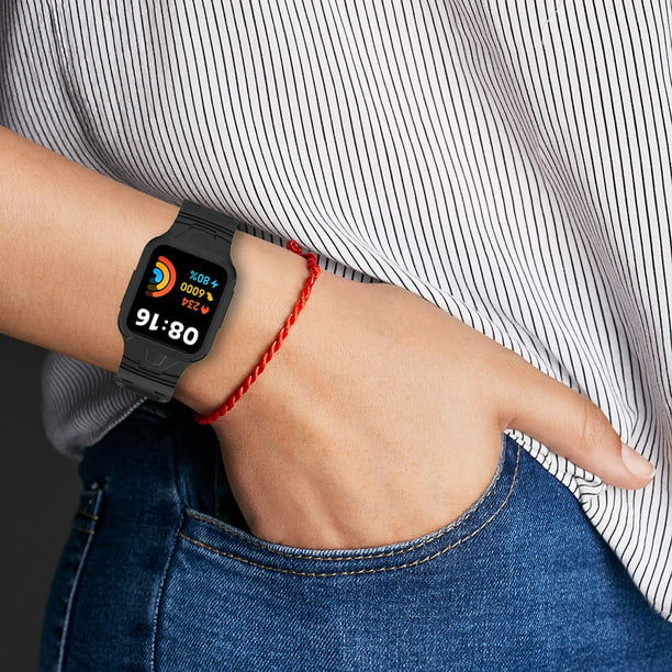 Pulsera De Silicona Correa De Reloj Para Redmi Watch 2 Lite SmartWatch Band  Para Xiaomi Mi Watch2 Con Funda Protectora