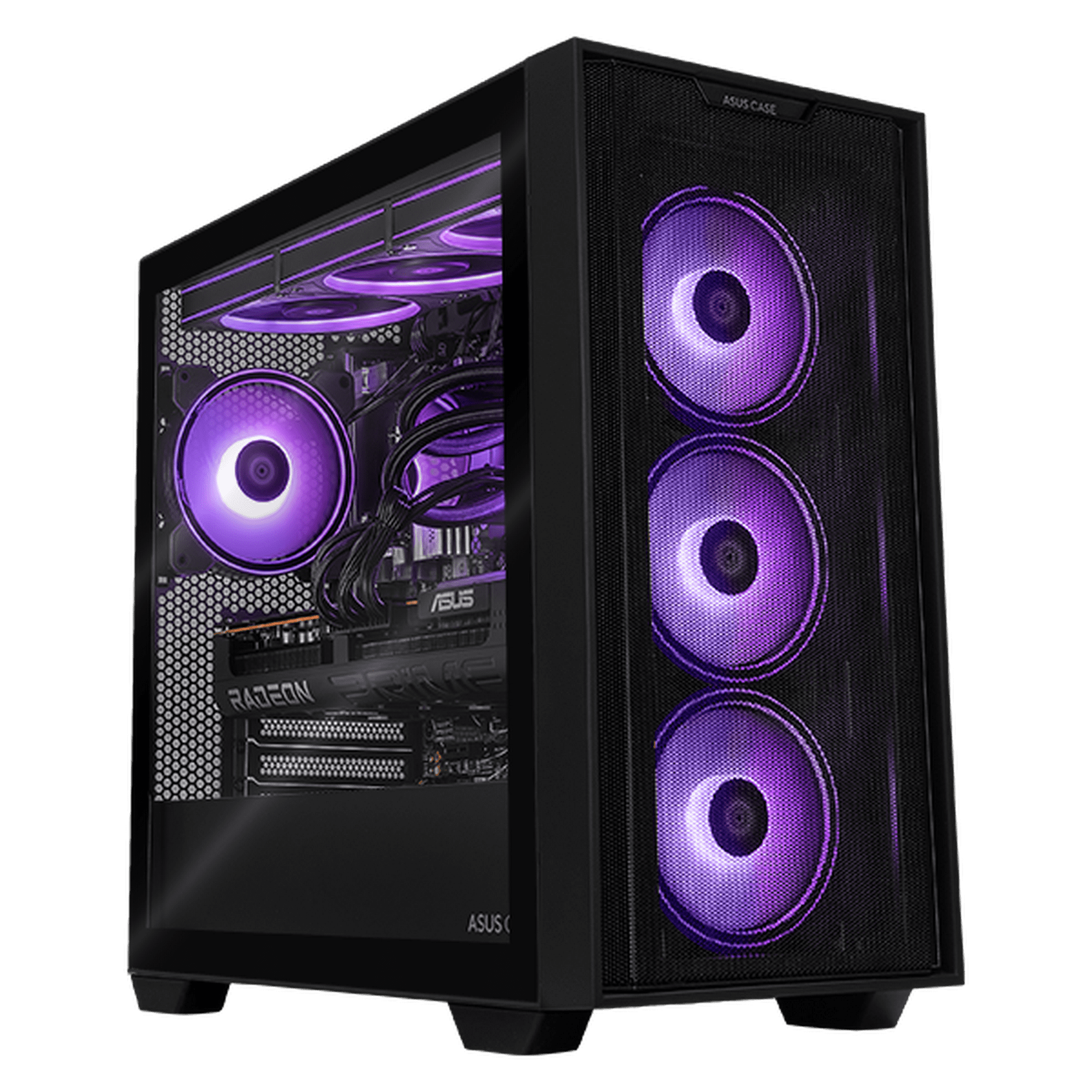 Pc gamer xtreme pc gaming asus amd radeon rx 9070 xt ryzen 9 9900x 16gb ddr5 ssd 1tb sistema liquido wifi black pba gaming competitivo y streaming
