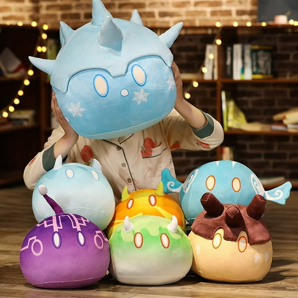  Genshin - Juego de peluche Impact Slime de 3.9 pulgadas, Genshin  Slime Monster Plush para fanáticos de Genshin (7 piezas) : Juguetes y Juegos