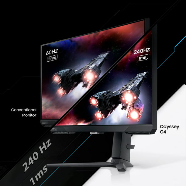 Monitor Odyssey G4 27 FHD 240Hz con panel IPS LS27BG400ELXZX —