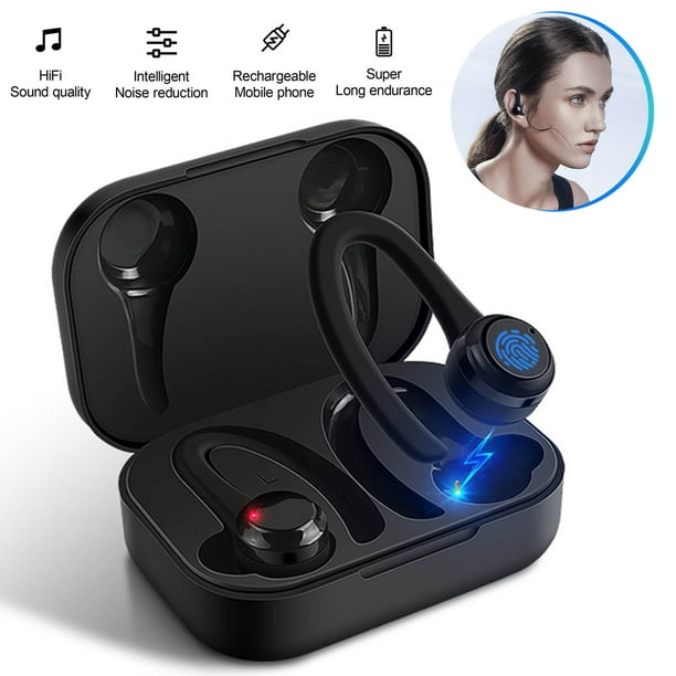 Auriculares inalámbricos Bluetooth, H6 Bluetooth inalámbricos deportivos  inalámbricos en la oreja auriculares inalámbricos deportivos confiables y  duraderos