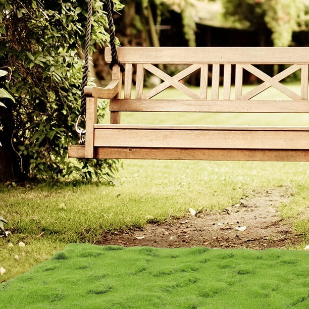 Alfombrilla de musgo artificial de liquen de musgo, césped artificial,  simulación de plantas verdes para decoración del hogar, jardín, patio  (punta