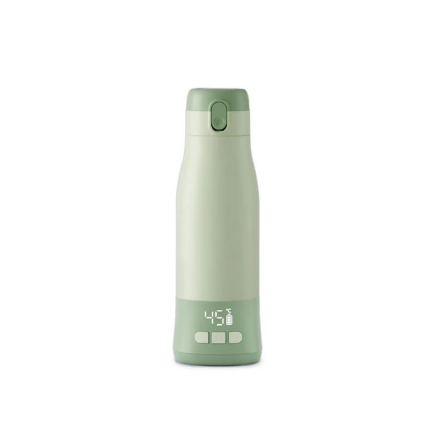 Calentador de biberones portátil para leche materna, fórmula, agua,  calentador inalámbrico de biberones de viaje con adaptador de cuello ultra  ancho