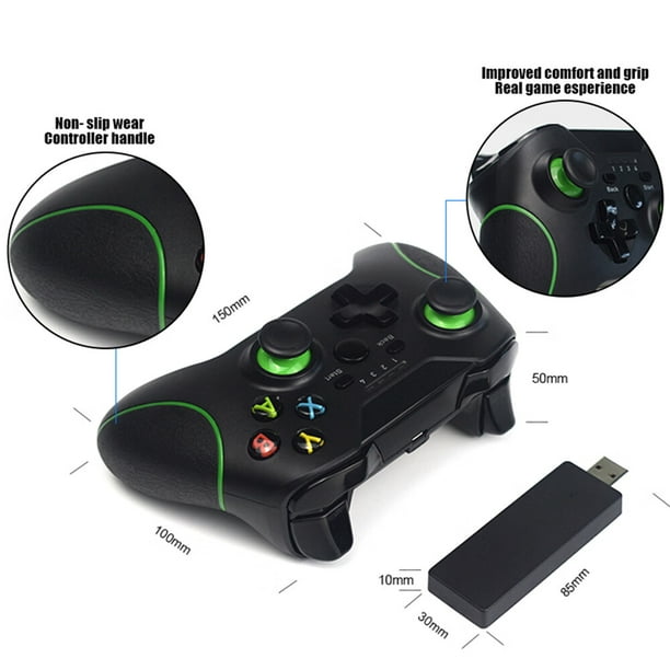 Mando inalámbrico para Xbox One, 2.4G Inalámbrico Gamepad  Controlador,Joystick Inalámbrico Compatible con Xbox One/Xbox One S/Xbox  One X/Xbox Series X/PS3/PC(White) : : Videojuegos