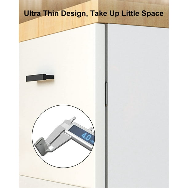 Paquete de 2 cierres magnéticos para puerta de gabinete con imanes para  cierre de puerta de gabinete cierre magnético de puerta de armario de  cocina – Yaxa Colombia