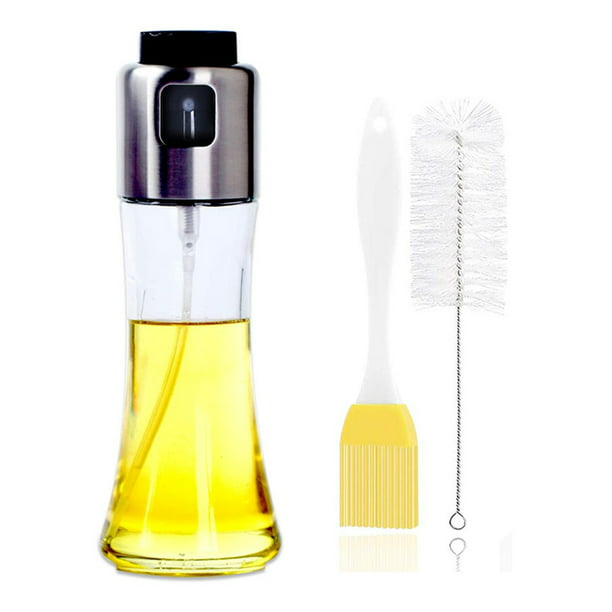 Pulverizador de aceite para cocinar, botella de spray de bomba de aceite de  oliva refilable para hornear, barbacoa