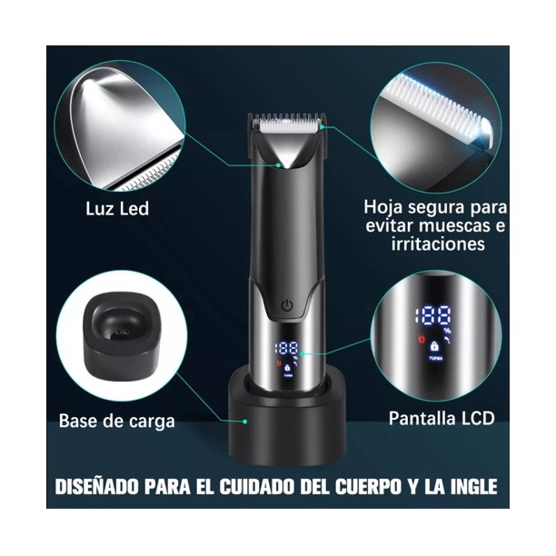 Maquina Para Cortar Cabello Belug Color Blanco Profesional