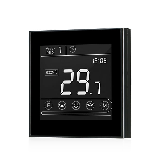 Termostato inteligente WiFi, pantalla LCD programable, control de  aplicación inalámbrica, termostato de calefacción, función de memoria para  hogar