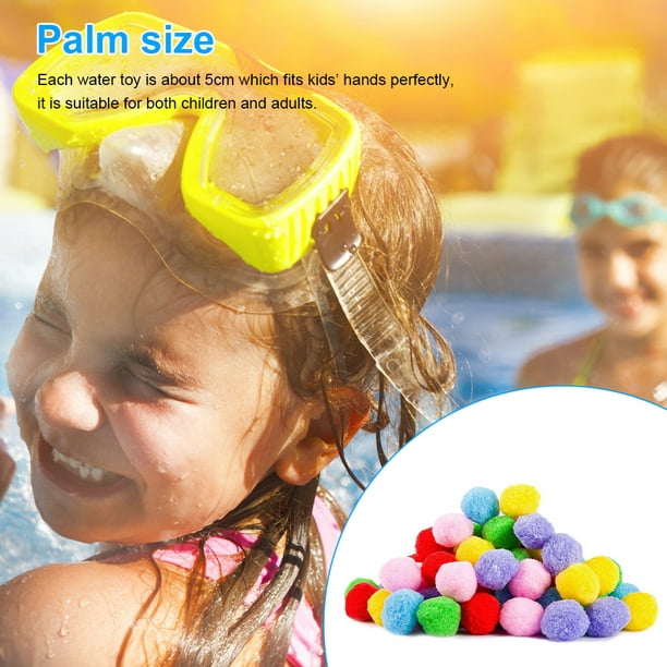 Kearding 10 piezas de bolas de agua para niños, juego de natación  reutilizable, juguetes para niños, calcetines absorbentes de verano para  Type3 NO3