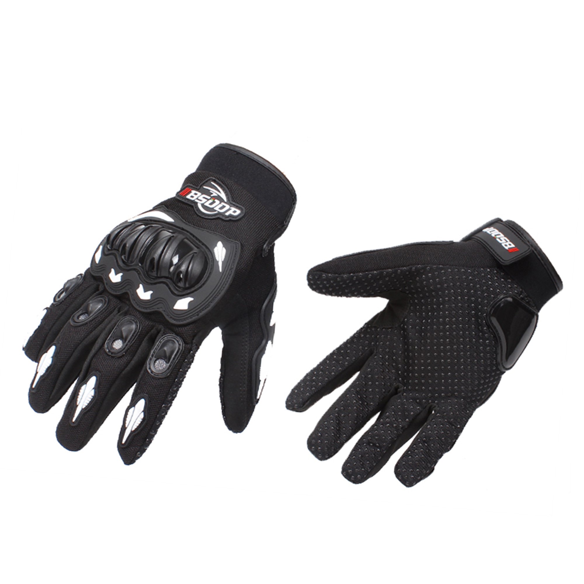 Guantes de moto para hombre Pantalla táctil Dedo completo Motor de carreras de  motos yeacher Protección del motor