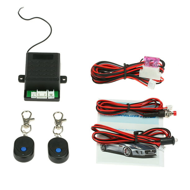  Sistema de alarma para automóvil, desbloqueo de proximidad, 1  juego universal para auto inmovilizador de coche, sistema de alarma  antirrobo, sistema de entrada sin llave con controles remotos
