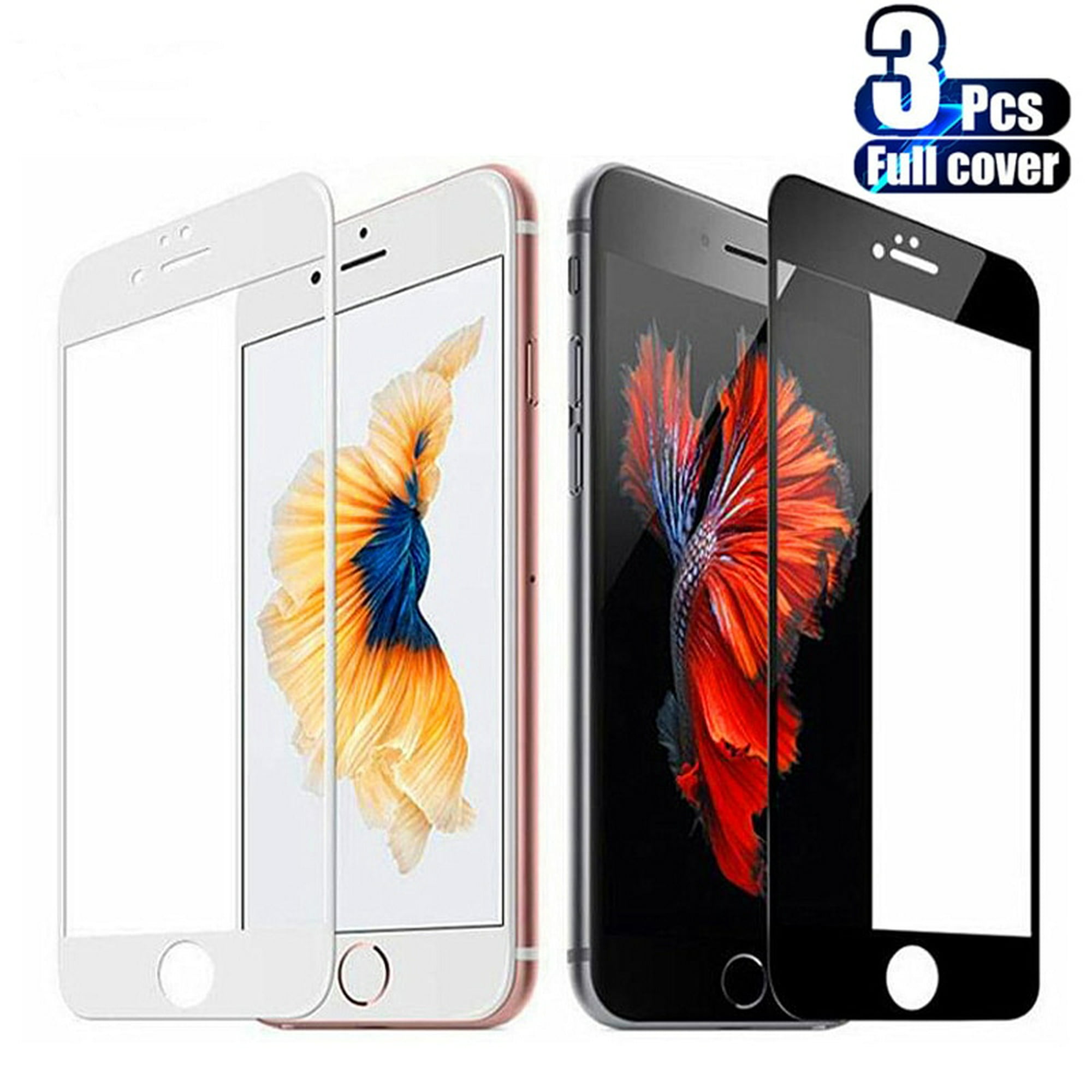 Protector Pantalla Full 3D Blanca Cristal Templado iPhone 7 / iPhone 8 /  iPhone SE 2020