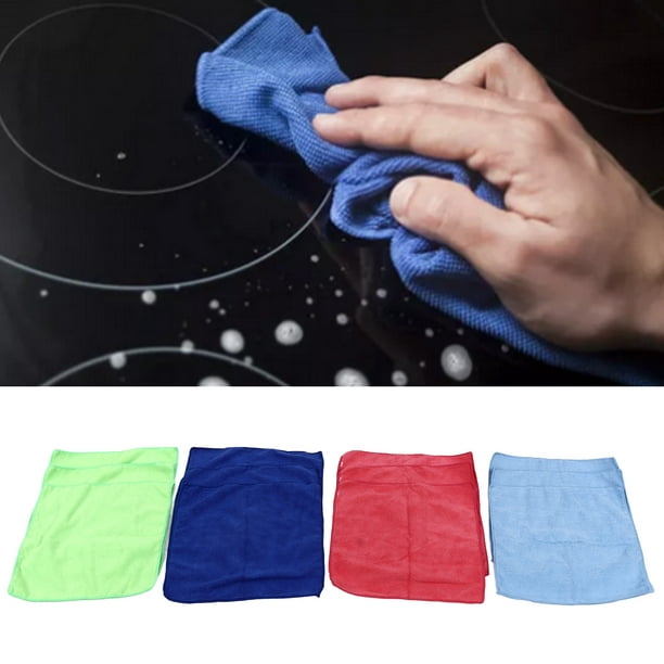 Paño de limpieza de microfibra, paquete de 12 toallas de cocina