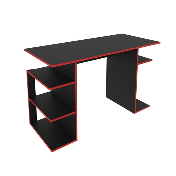 Mueble tipo Escritorio Gamer Negro/Azul Modelo ME4167.0002 A22 A22  Progresista