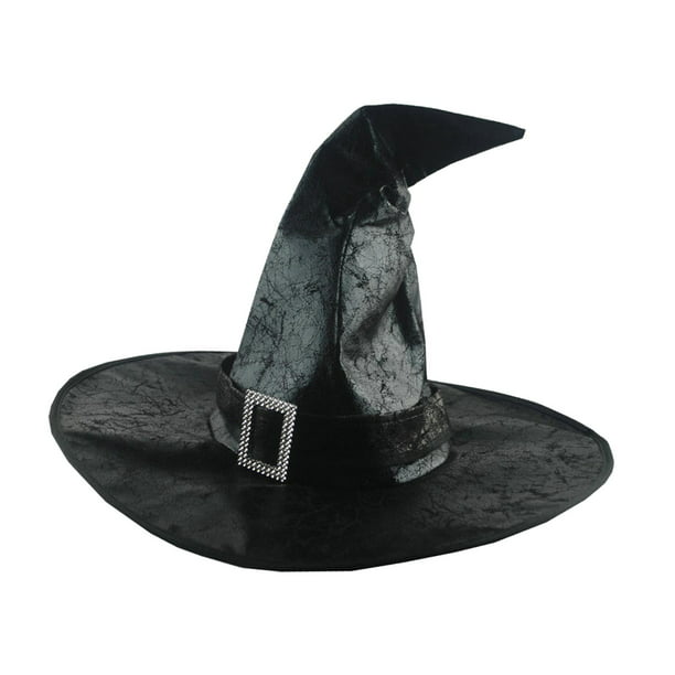 Sombrero de superior puntiaguda Accesorio de disfraz negro Asistente de ala  Sombrero de mujer de mod Baoblaze Sombrero negro