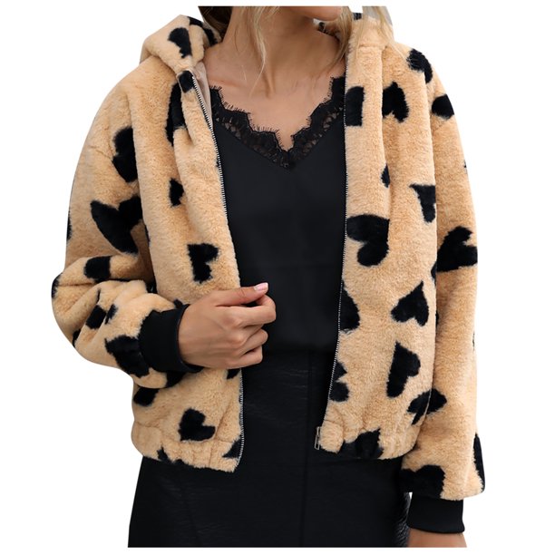  Chaqueta de invierno para mujer con capucha de piel