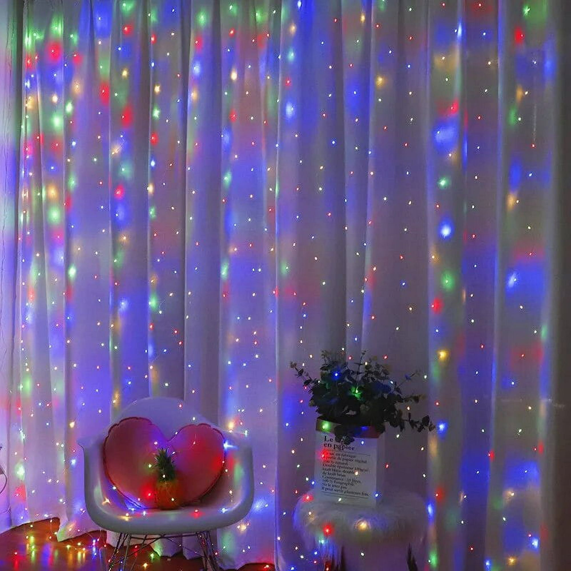 guirnaldas luces feria dormitorio