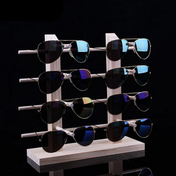  UNNS Soporte para gafas, soporte para lentes de sol, soporte  para joyería, pulsera, reloj, soporte de exhibición para decoración de  escritorio, exhibición de gafas (tamaño : 2 capas) : Ropa, Zapatos