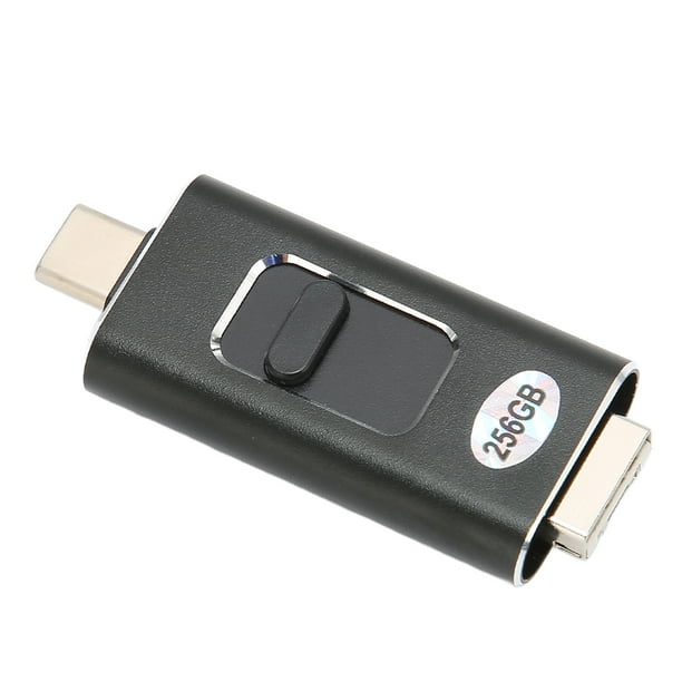 Unidad flash USB C Unidad flash USB 256 GB OTG USB C a USB A 3.0 Memoria  USB C Plug and Play de doble pulgar