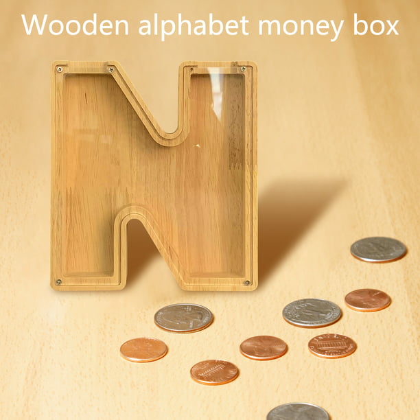 Hucha personalizada, caja de dinero personalizada de plástico para monedas  y regalo en efectivo, ahorro para niñas y niños, color naranja