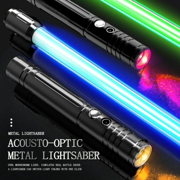 2 Piezas Sable de Luz,Espada Láser para Niños Espada Láser 2 En 1  Telescópica y Plegable,Star Wars Sable luz Espada Laser 7 Colores con  Sonido para