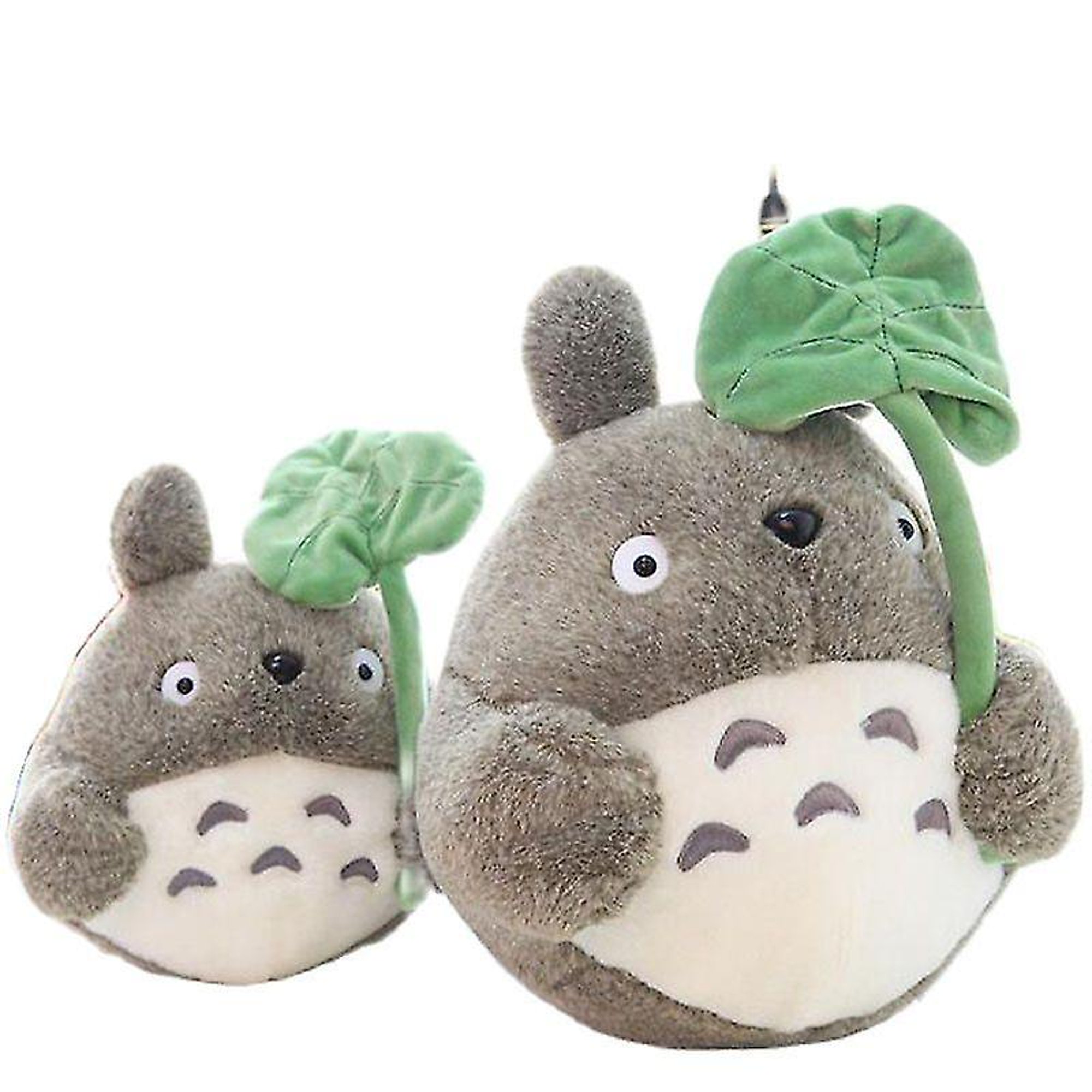 Tamaño grande 20 cm/30 cm lindo mi vecino Totoro peluche lindo hoja de loto  Totoro juguetes de peluche regalos JFHHH pequeña