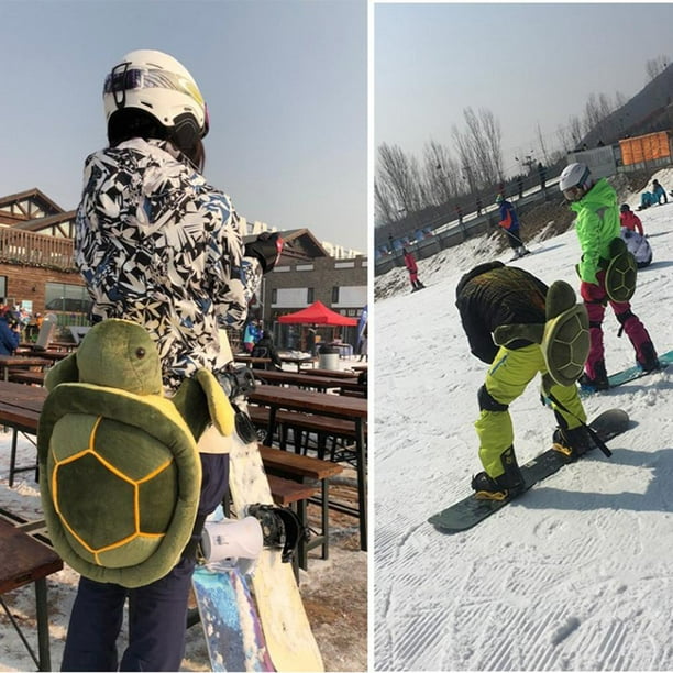 Niños adultos Equipo de esquí Tortuga Protección de snowboard Ski Snowboard  Almohadillas de cadera Lindos dibujos animados Rodilleras