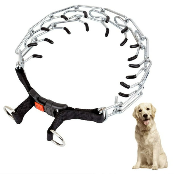 Fotoeléctrico compensar Suburbio Collar de dientes para perros, collar de entrenamiento para perros,  eslabones ajustables de acero in Adepaton WMZY-303-2 | Walmart en línea
