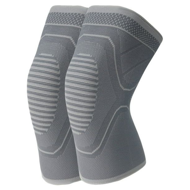 Rodilleras deportivas de nailon tejido - Antideslizantes de silicona para  correr - Protección cálida para las rodillas