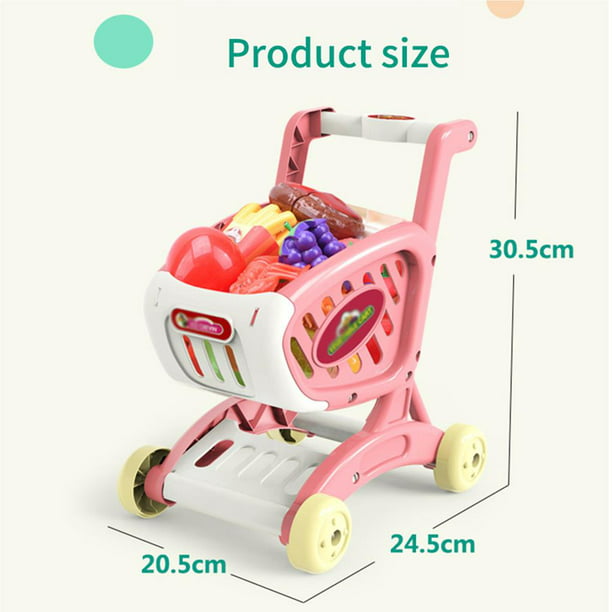  Carrito de compras de juguete para niños y bebés