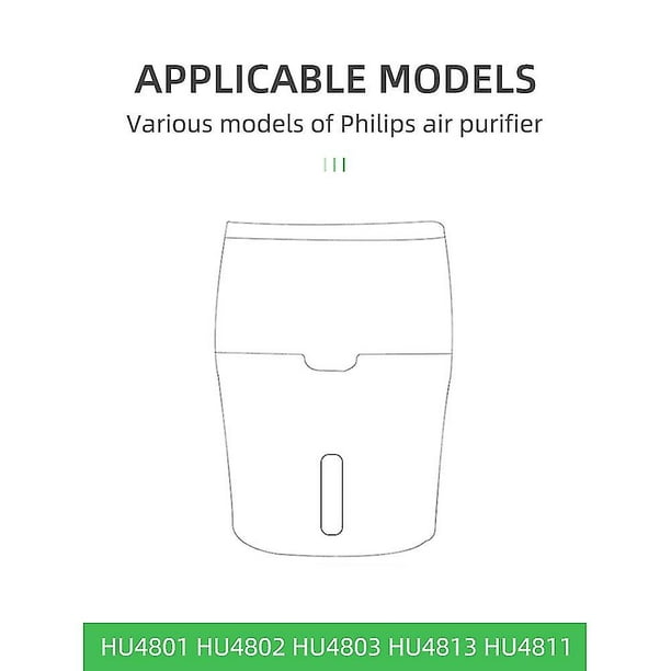 Piezas de humidificador Philips Hu4801 Hu4802 Hu4803-Filtros de