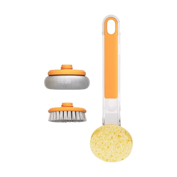 Cepillo para lavar platos de mango largo, utensilio de cocina para