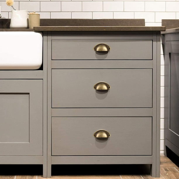 Manija elegante para gabinete de cocina, pomos de bronce antiguo, pomos  para cajones de armario de cocina, armario, tiradores de muebles, caja de
