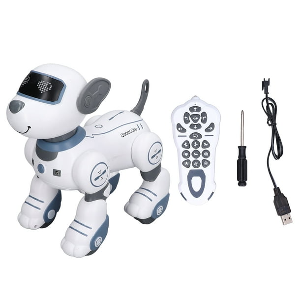 Juguetes de perro robot para niños, juguete de robot de control