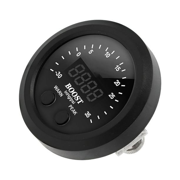 Reloj Presión De Turbo, Turbo Boost Gauge, LED Digital Turbo Boost