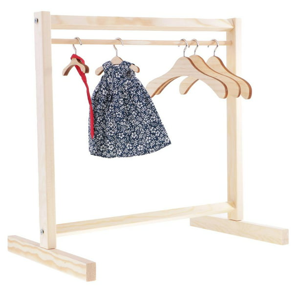 Comprar 10 uds/5 uds perchas de madera para ropa de bebé estantes