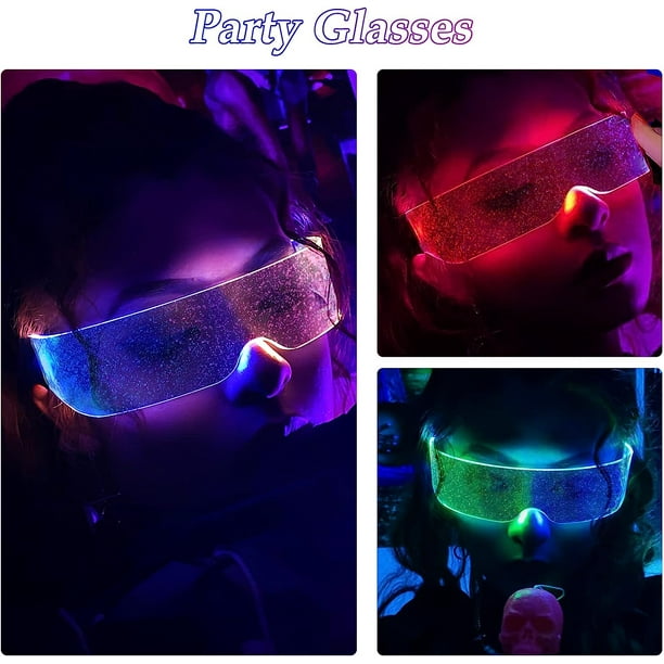 UNIVERSAL GAFAS LUMINOSAS LED FUTURISTAS